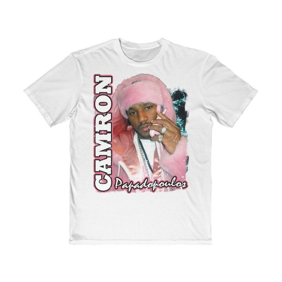Vintage Style White 90s Camron Rap Tee - Picture 1 of 1